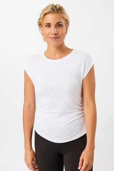 mandala Mandala Side Ruffled Top