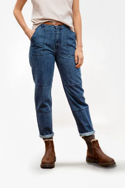MATONA MATONA Damen vegan Jeans Utility Denim Blau