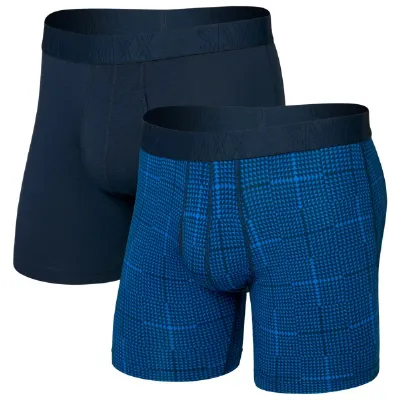 Saxx Saxx - Droptemp Cooling Cotton Boxer Brief Fly 2-Pack - Kunstfaserunterwäsche