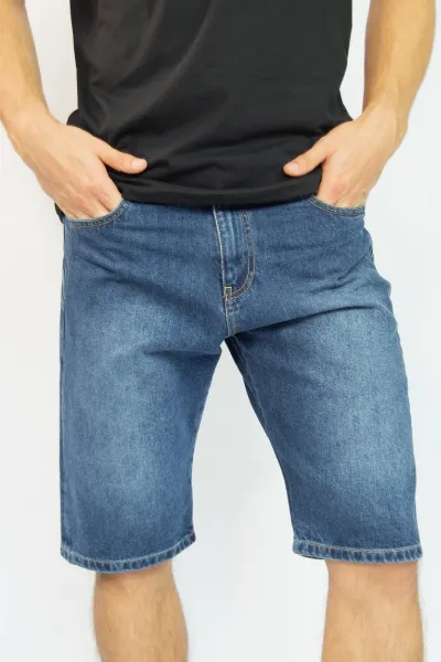 TORLAND TORLAND Herren vegan Denim Shorts Shane Mid Indigoblau