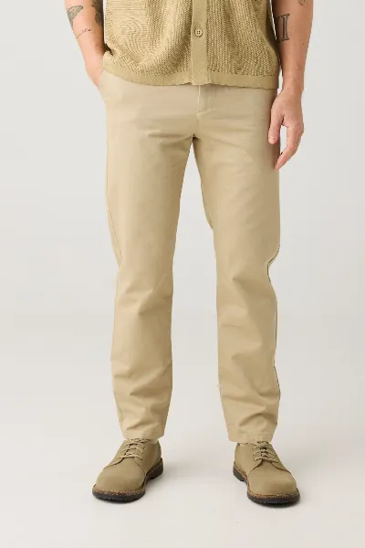 KnowledgeCotton Apparel KnowledgeCotton Apparel Herren vegan Chino-Hose Chuck Regular Twill
