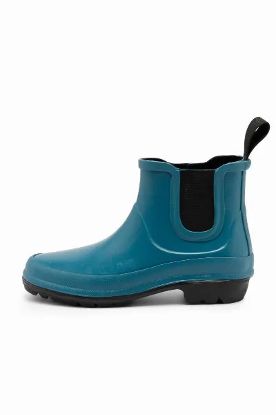 Grand Step Shoes Grand Step Shoes Damen vegan Regenstiefel Vickie Petrol