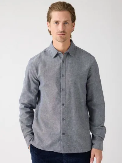 KnowledgeCotton Apparel KnowledgeCotton Apparel Flanell-Hemd Regular Fit Heavy Twill