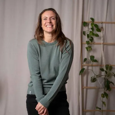 Vresh Clothing Vresh Clothing Vrenja, Klassischer Strickpullover aus Biobaumwolle