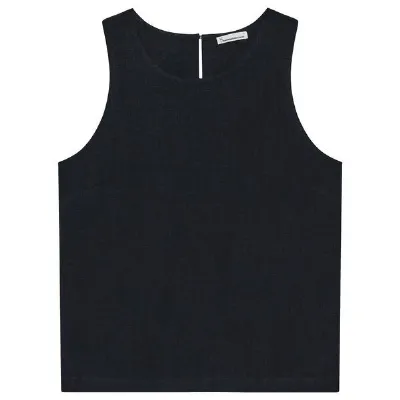 KnowledgeCotton Apparel KnowledgeCotton Apparel Top aus Leinen-Mix