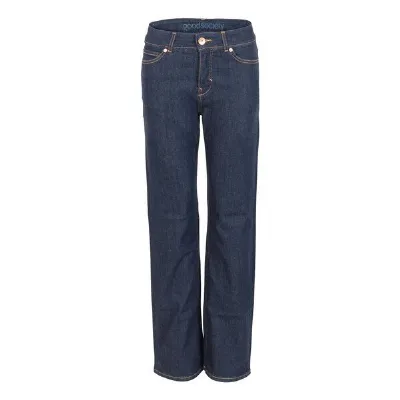 goodsociety goodsociety Womens Regular Straight Jeans Raw One Wash