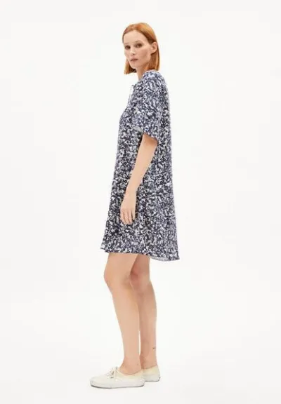 ARMEDANGELS ARMEDANGELS MAAERHA MOSAIC LINO Damen Webkleid aus Leinen-Mix