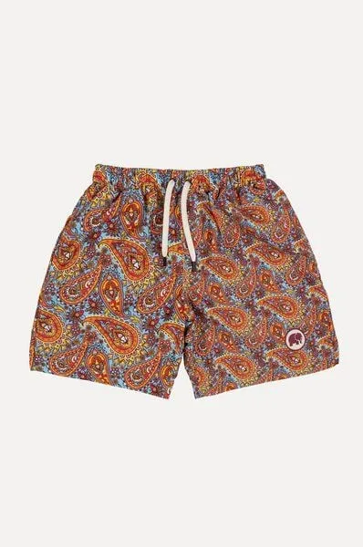 Trendsplant Trendsplant Caribbean Paisley SEAQUAL®YARN Swim Trunks