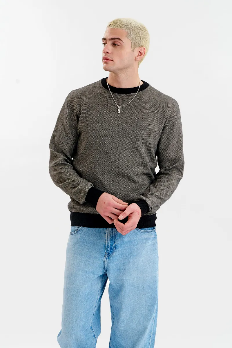 KOMODO KOMODO Herren vegan Pullover Leon Grau/