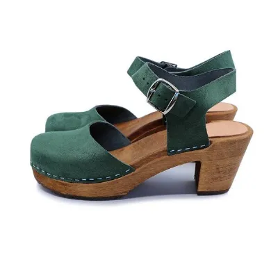 me&myClogs MAJKEN - schwedische Holz Clogs Sandale von me&myclogs - high mid heel