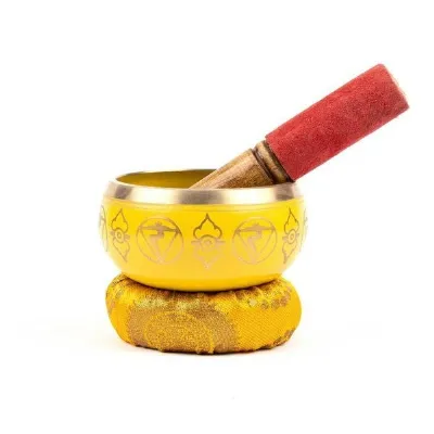 Myga Myga Chakra Klangschale aus gehämmertem Kupfer