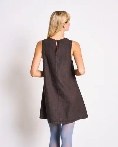 JAN N JUNE JAN N JUNE Mini-Kleid SALVIA aus Leinen