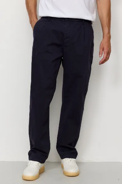 recolution Recolution Herren vegan Chinos Eiche Dunkelmarine