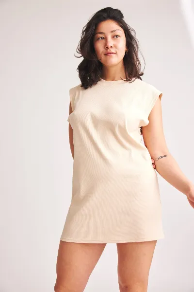 Baìge the Label Baìge the Label Damen vegan Minikleid Belinda Light Blush Pink