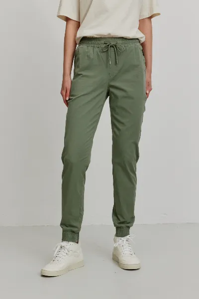 recolution Recolution Damen vegan Jogginghose Chinos Calathea Khaki