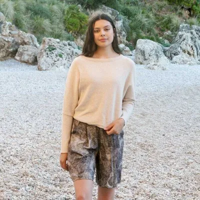 WiDDA berlin WiDDA berlin Gemusterte Bermuda-Shorts INDI radiance aus ECOVERO®