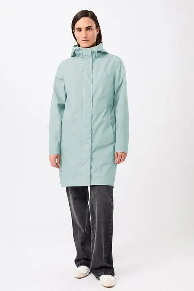 LangerChen LangerChen Schmaler Regenparka mit verdecktem Reissverschluß