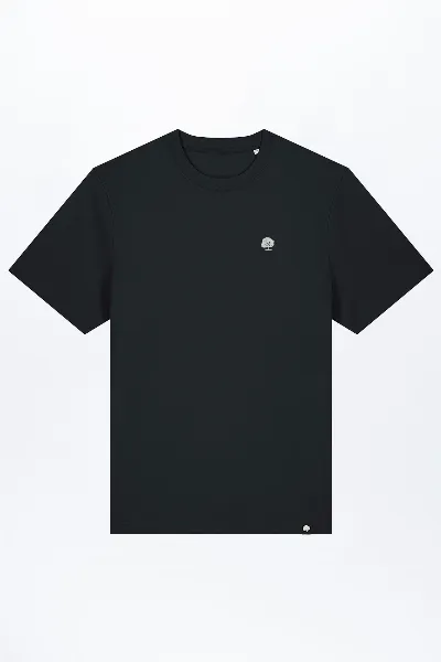 GREEN SHIRTS Heavy T-Shirt mit Stickerei aus Bio Baumwolle