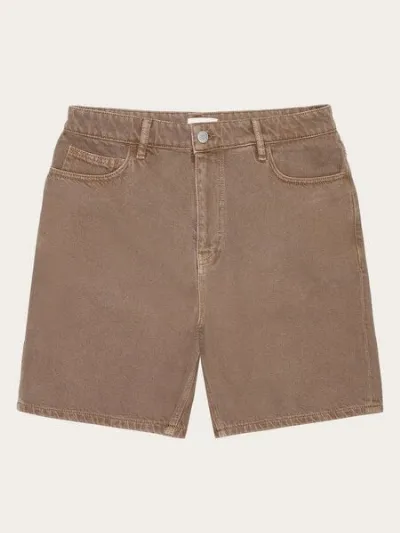 KnowledgeCotton Apparel KnowledgeCotton Apparel Flint 5-pocket Raw Twill Shorts - Tiramisu
