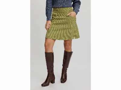 tranquillo tranquillo Bio-Damen-Strickrock mit Seitentaschen, seaweed,