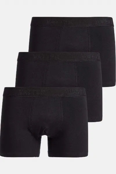 VATTER VATTER Herren vegan Trunk Short Tim Schwarz 3er-Pack
