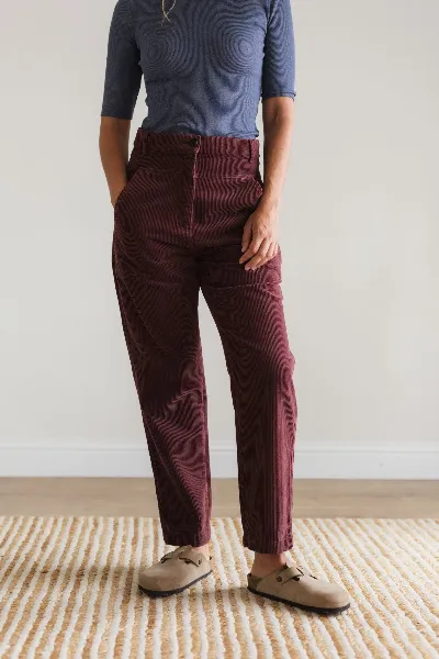 TWOTHIRDS TWOTHIRDS Damen vegan Hose Ontong Russet Brown