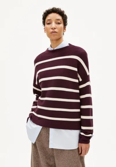 ARMEDANGELS ARMEDANGELS MERINAA STRIPES Damen Pullover aus Bio-Baumwolle