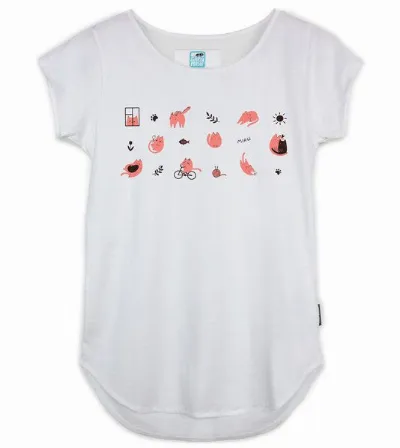 Gary Mash GARY MASH Shirt Asheville Katzenliebe aus Biobaumwolle