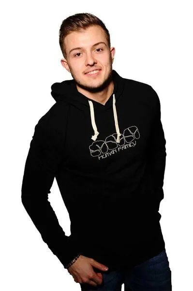 Human Family Human Family Hoodie Enjoy Logo