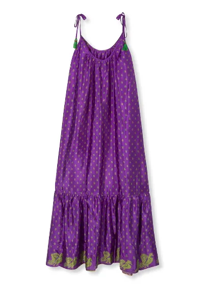 el.résidu el.résidu Damen vegan Kleid Myra Lila