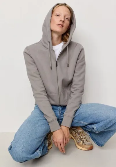 recolution Damen Sweatjacke aus Bio-Baumwolle - DAHLIA - recolution