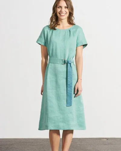 HempAge HempAge Zeitloses Midikleid Hanf/Biobaumwolle