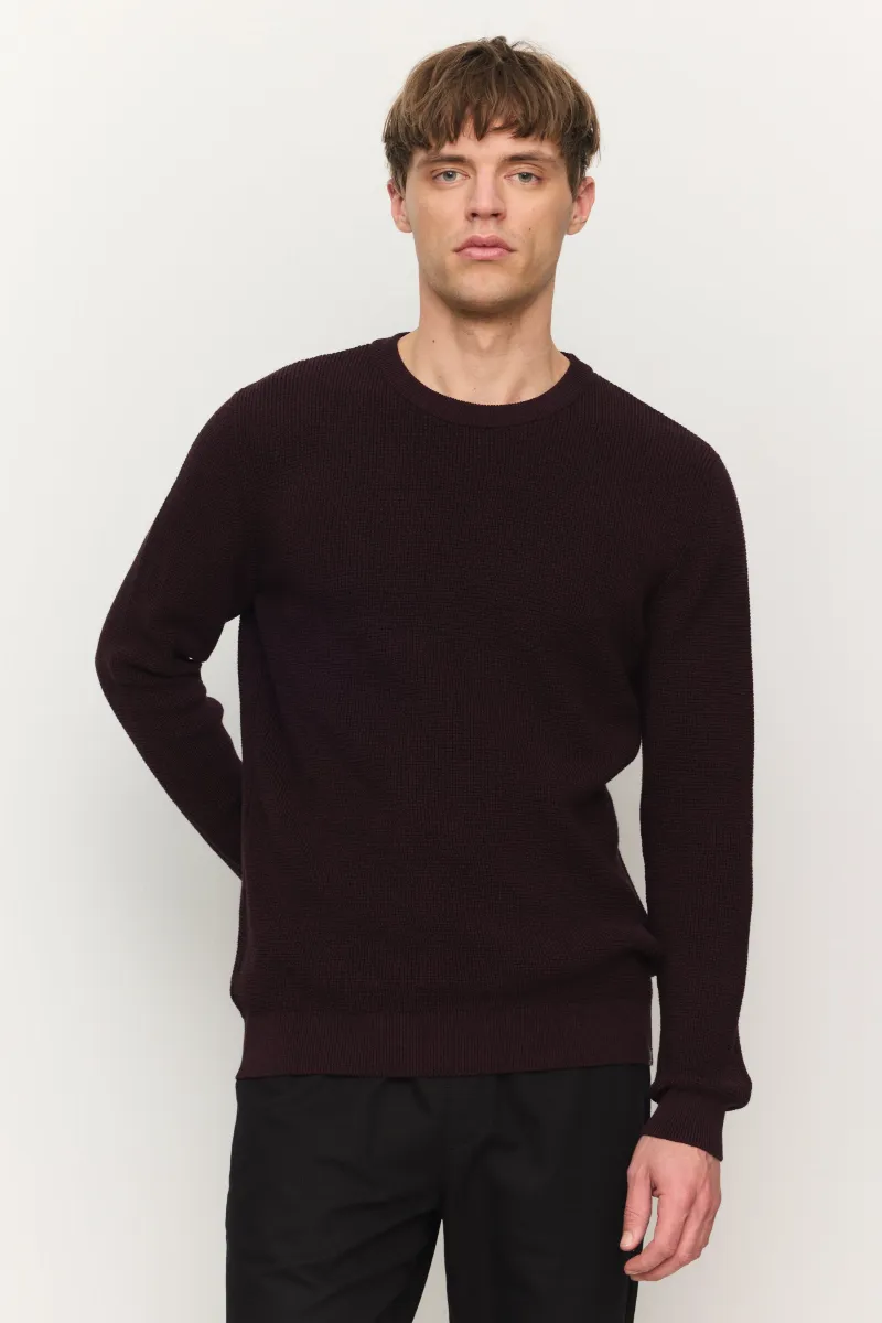 recolution Recolution Herren vegan Pullover Bacopa Dark Plum