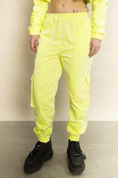 MAHLA MAHLA Damen vegan Hose Juicy Cargo Gelb