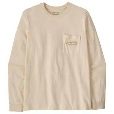 Patagonia Patagonia - L/S MW '95 Oval Logo Pocket Tee - Longsleeve