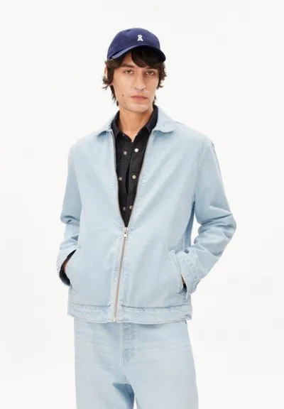 ARMEDANGELS ARMEDANGELS HARRINGTON DENIM Herren Overshirt aus recyceltem Baumwoll Mix