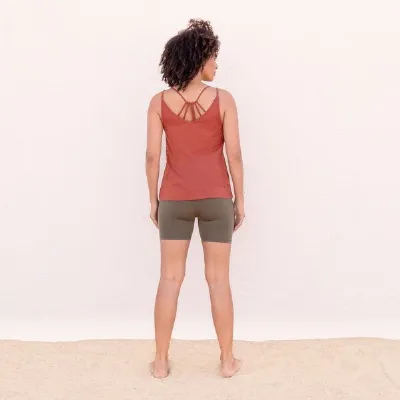Jaya Jaya BETTY TENCEL - Damen - Basic-Top aus TENCEL Lyocell/Biobaumwoll-Mix mit Spaghettiträger