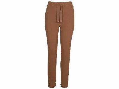ORGANICATION ORGANICATION Bio-Damen-Stoffhose mit Tunnelzug, light brown,