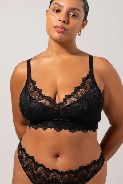 Understatement Understatement Damen vegan Bh Lace Support Plus