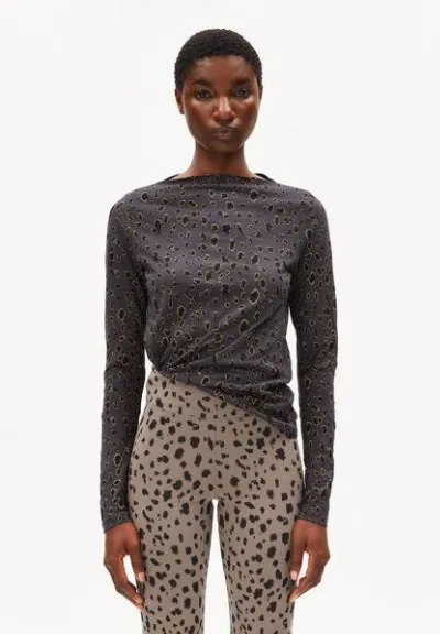 ARMEDANGELS ARMEDANGELS LEO Damen Longsleeve aus Bio-Baumwolle mit Leo-Print