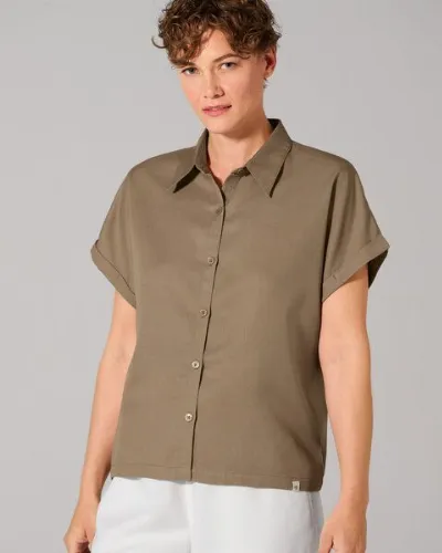 HempAge HempAge Damen Lyocell Bluse (auf Hanf Basis) Normal Fit