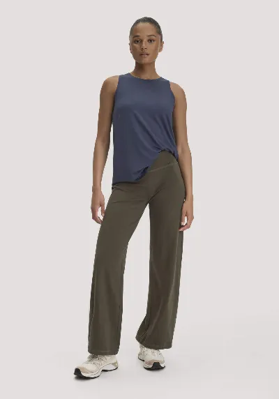 hessnatur hessnatur Loungewear Hose Regular ACTIVE LIGHT aus Bio-Baumwolle - grün