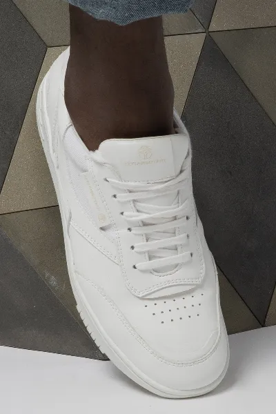 BeFlamboyant White Schuhe aus recyceltem Polyester