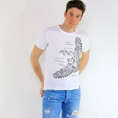 Gary Mash GARY MASH Shirt Eagle aus Biobaumwolle