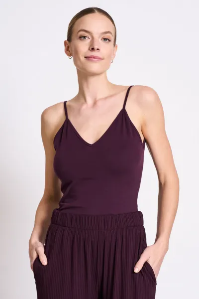 JAN N JUNE JAN 'N JUNE Damen vegan Top Matilda Kirsche Lack