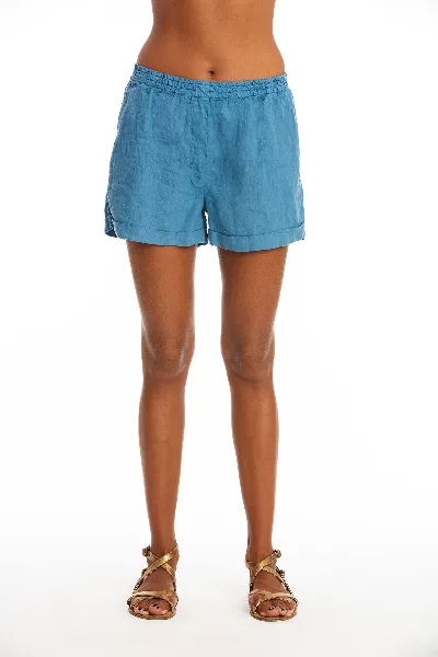 RAVENS VIEW IBIZA RAVENS VIEW IBIZA Damen vegan Kurze Hose Creta Maui Blue