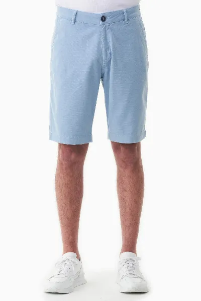 ORGANICATION ORGANICATION Herren vegan Shorts Eisblau