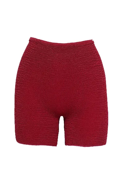 CALAMOON CALAMOON Damen vegan Shorts Granat