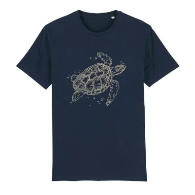 roots of compassion roots of compassion Schildkröte T-Shirt bio & fair & vegan - gerader Schnitt - Tierliebe, Tiere