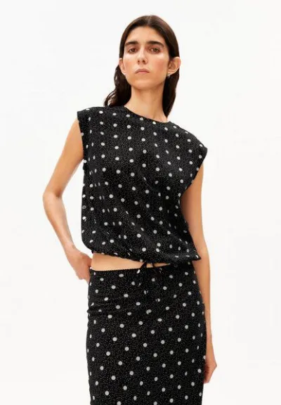 ARMEDANGELS ARMEDANGELS DOT DRAWSTRING Damen Bluse aus Visokse-Mix